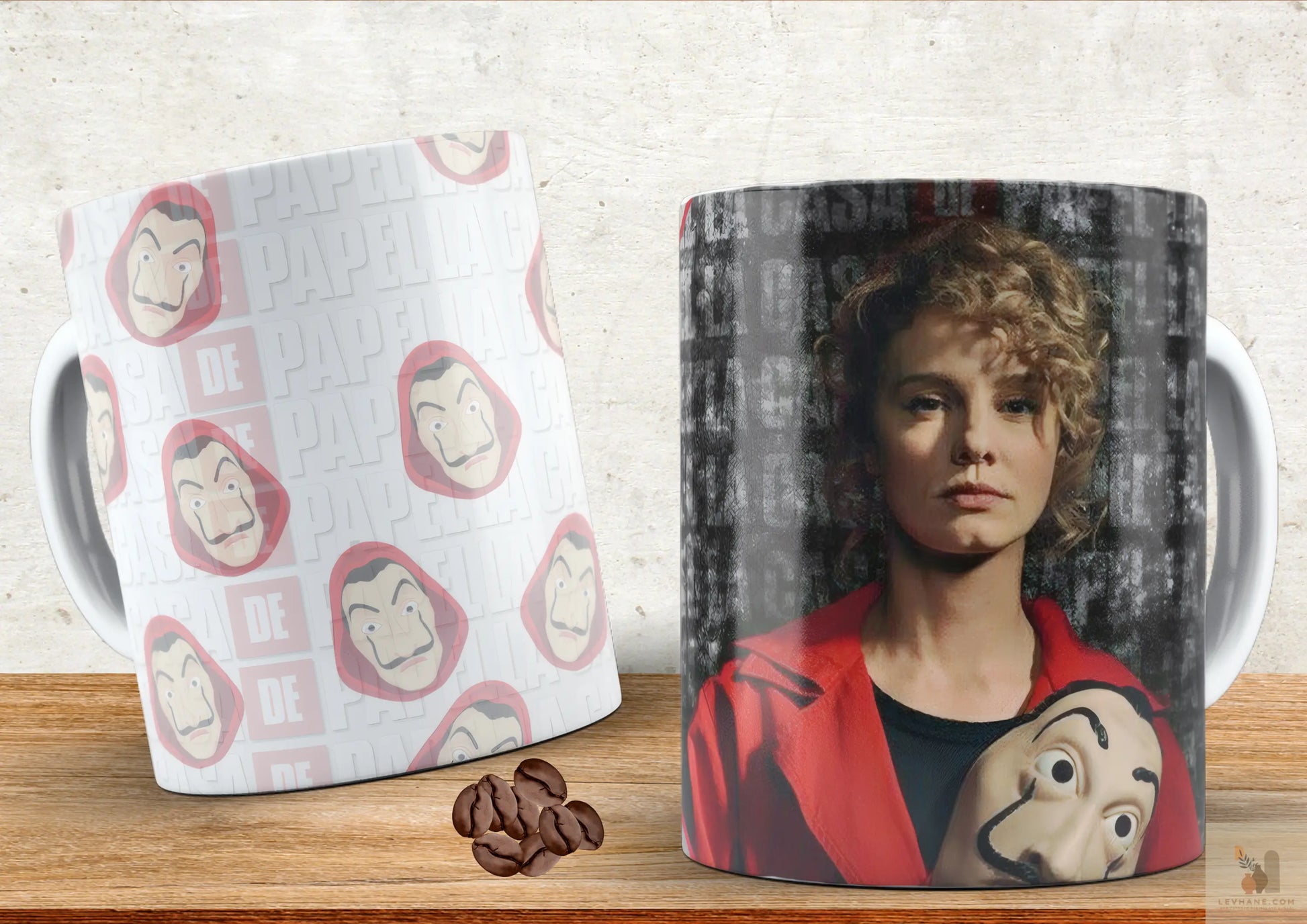 La Casa De Papel Premium Baskılı Kupa Levhane.com