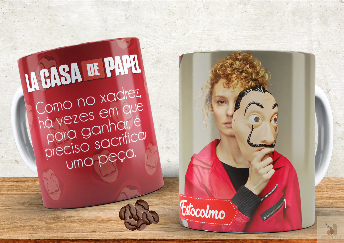 La Casa De Papel Premium Baskılı Kupa Levhane.com