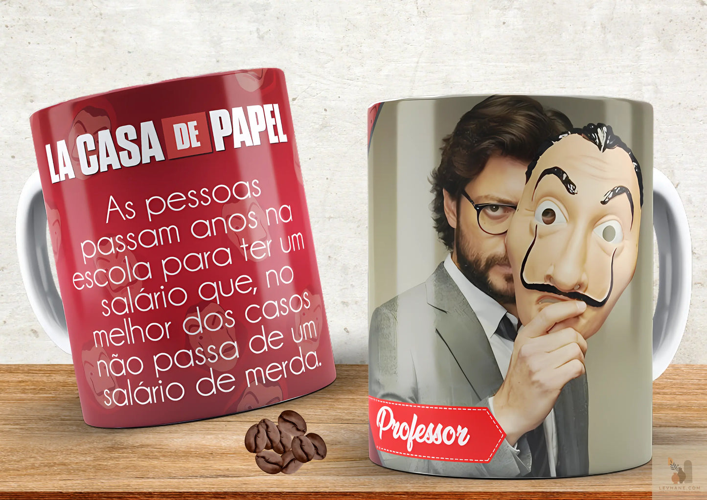 La Casa De Papel Premium Baskılı Kupa Levhane.com