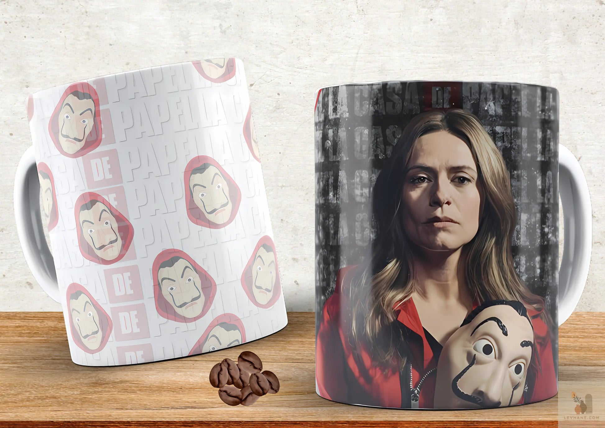 La Casa De Papel Premium Baskılı Kupa Levhane.com