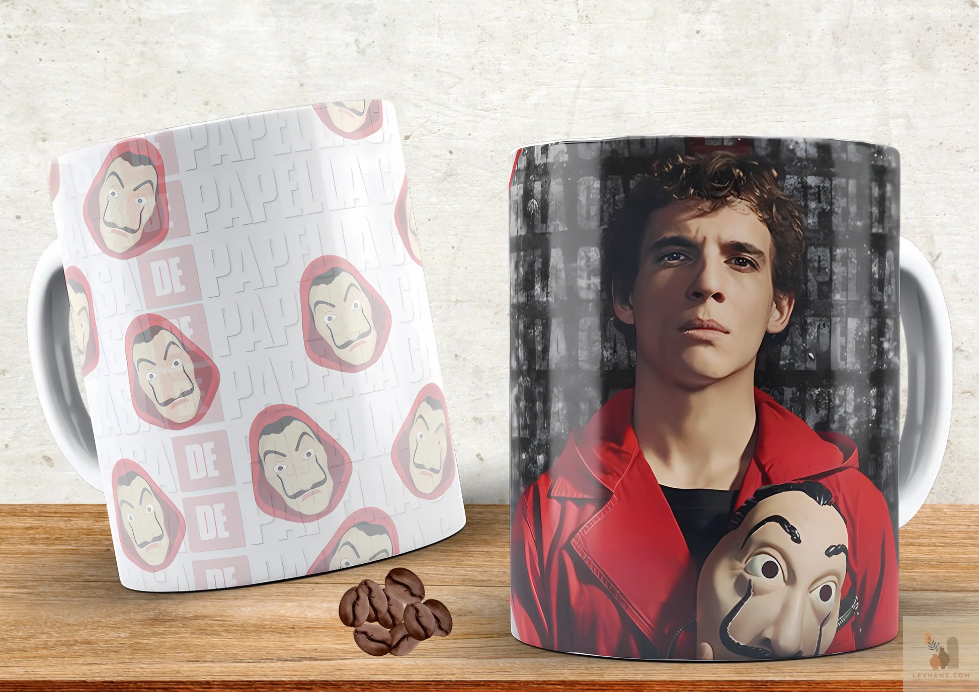 La Casa De Papel Premium Baskılı Kupa Levhane.com