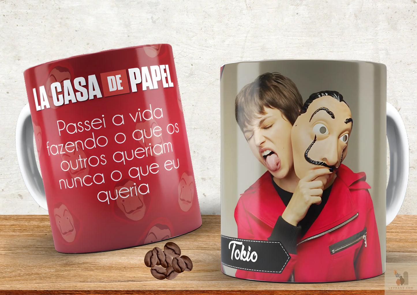 La Casa De Papel Premium Baskılı Kupa Levhane.com