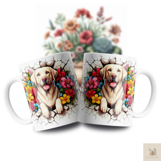 Labrador Premium 3D Baskılı Kupa Levhane.com