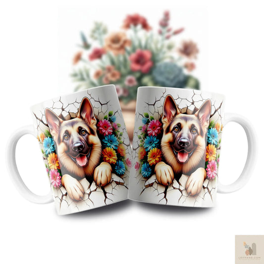 Alman Kurt Premium 3D Baskılı Kupa Levhane.com